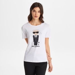 Karl Lagerfeld graphic tshirt—NWT